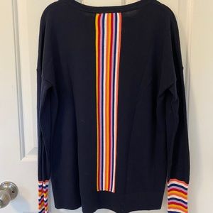 Boden Rainbow Crewneck Sweater